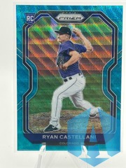 2021 Panini Prizm Teal Wave Prizm Ryan Castellani #91 Rookie RC